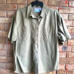Vintage Button up Women's Shirt Size Large Emporio Gitano Utility